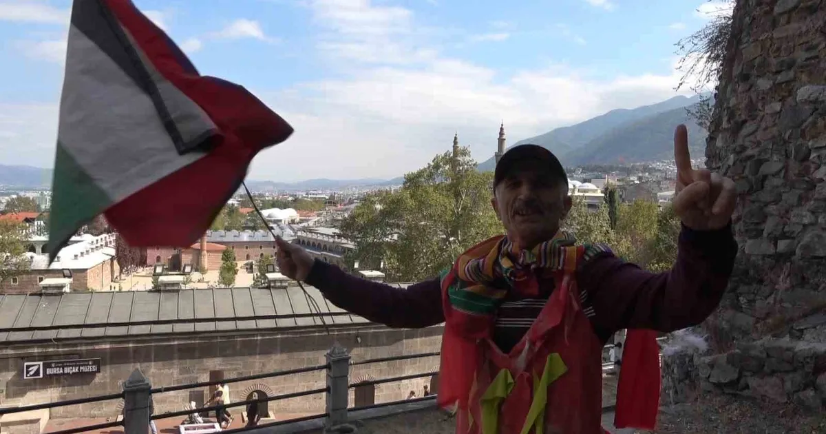Bahtiyar Keskin’den Filistin’e Destek Performansı