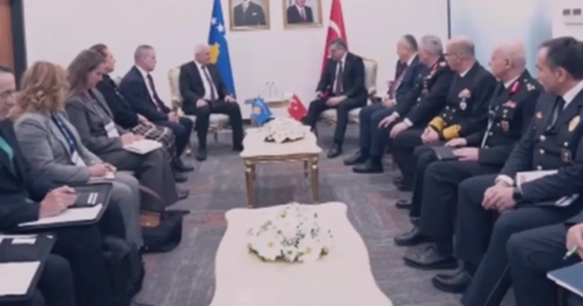 Bakan Çiftçi, Kosova ile Güvenlik Görüşmesi Yaptı
