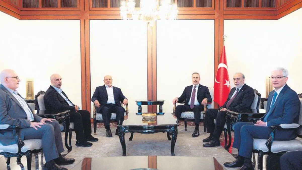 Bakan Fidan’dan Hamas Heyeti ile Kritik Görüşme