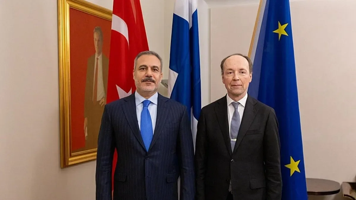 Bakan Fidan, Fin Parlamentosu Başkanı ile Buluştu