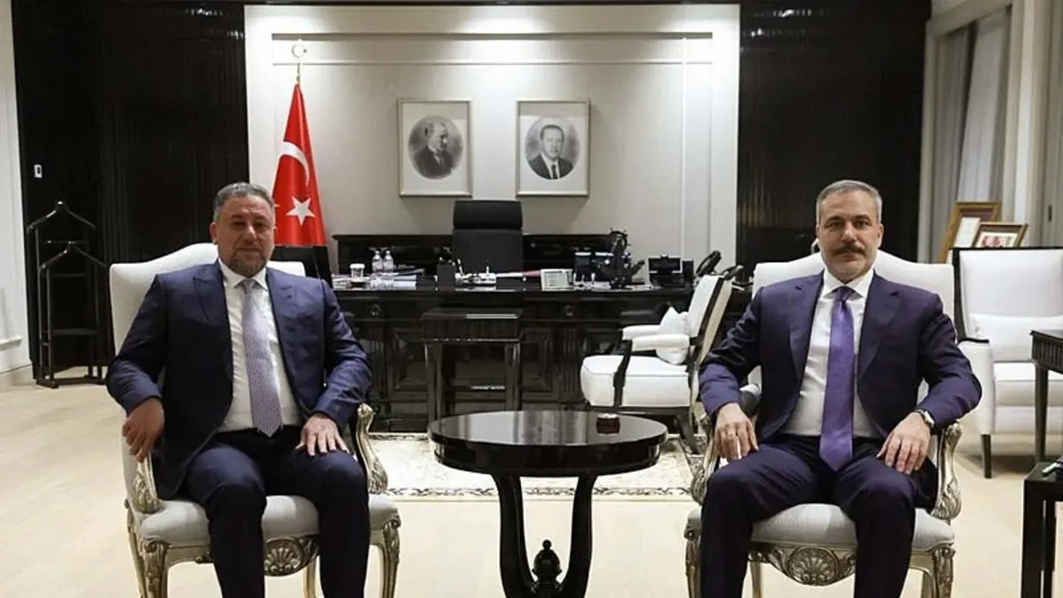 Bakan Fidan, Irak Lideri Hançer’i Ağırladı