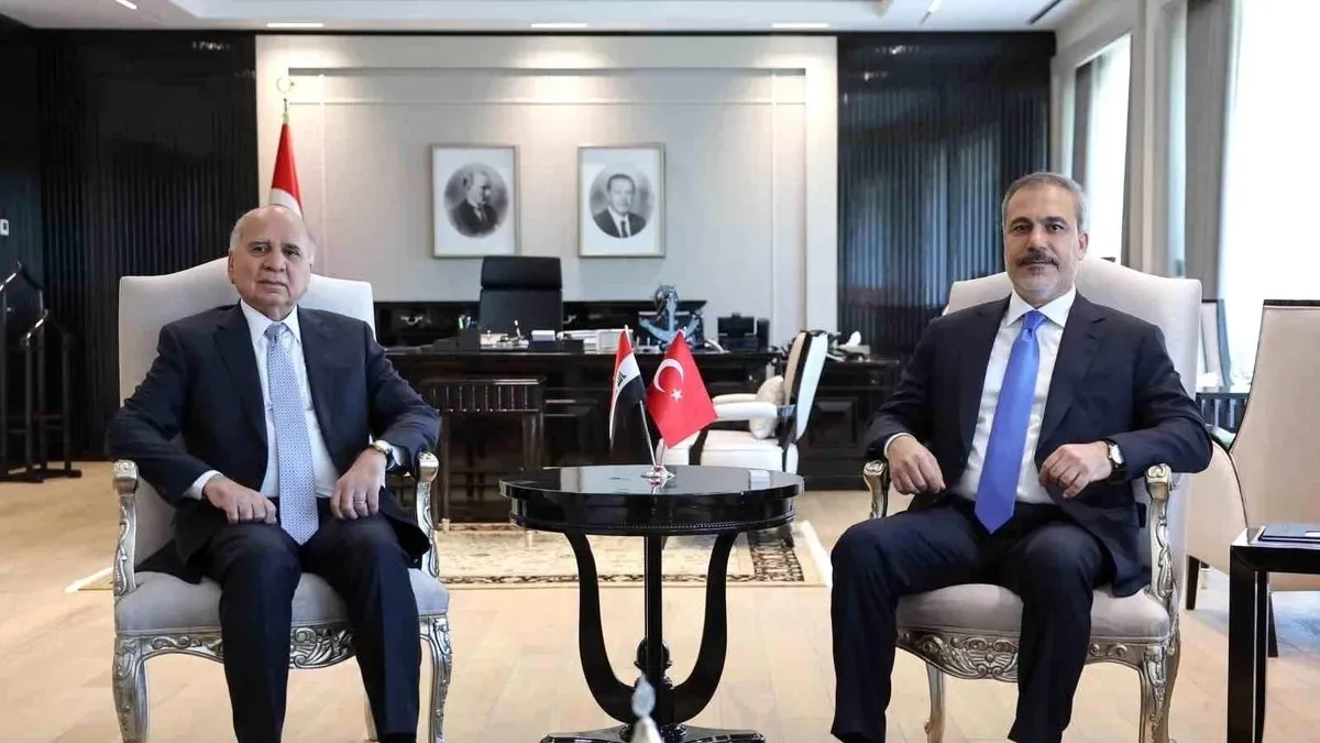 Bakan Fidan Iraklı Mevkidaşıyla Görüşme Yaptı!