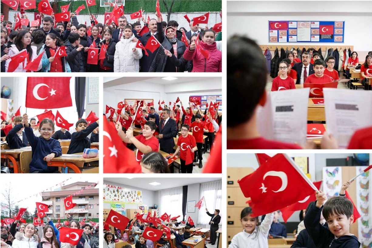 Bakan Tekin, İkinci Dönemi Bayrak Töreniyle Açtı