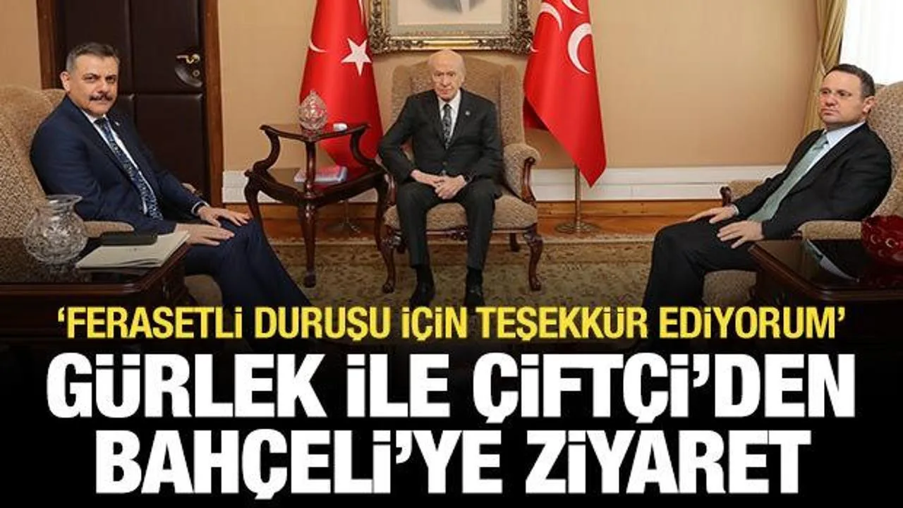 Bakanlar Bahçeli ile Milli Meseleleri Görüştü