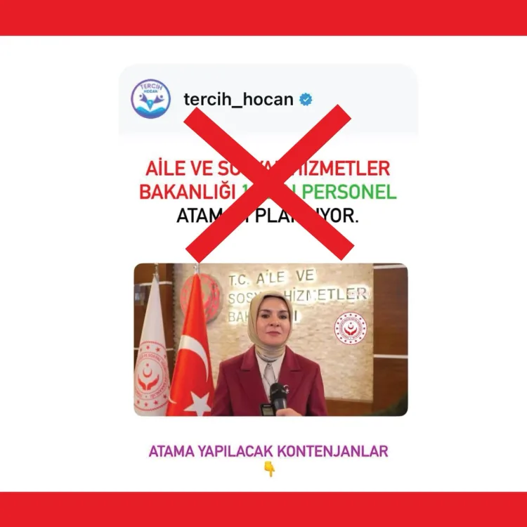 Bakanlıktan 10 Bin Personel İddiasına Yalanlama!