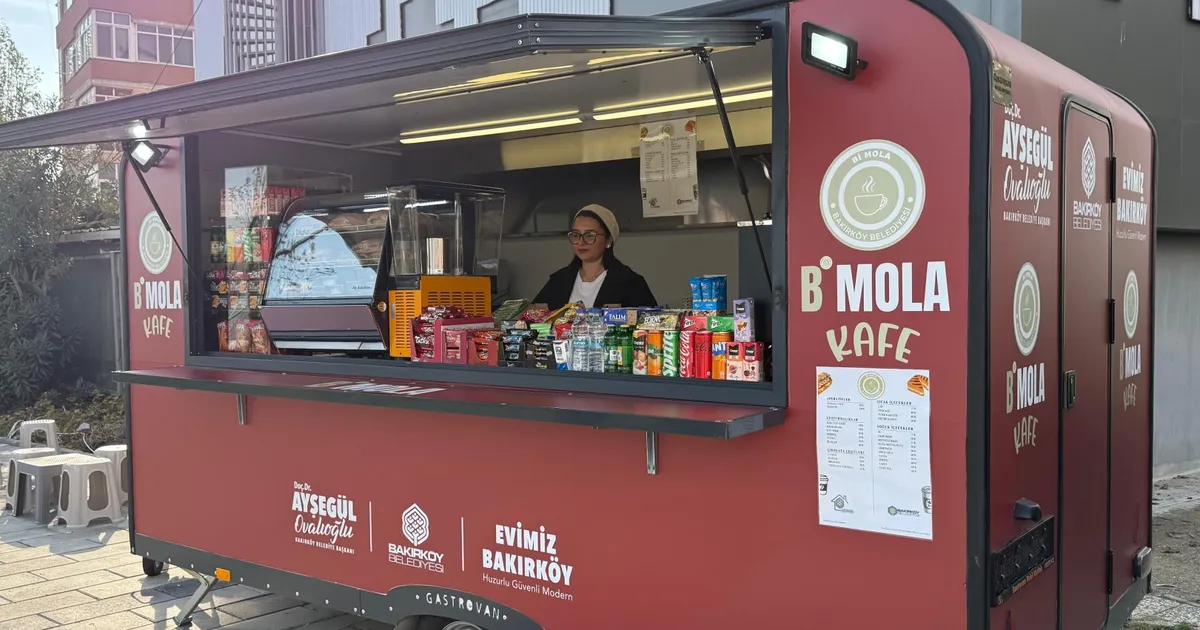 Bakırköy’de B’Mola Karavan Kafe Açıldı!