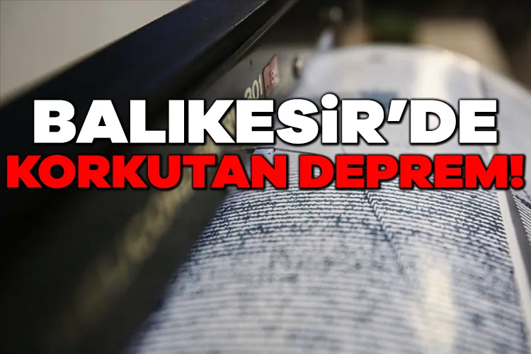 Balıkesir’de Gece 3.6 Büyüklüğünde Deprem!