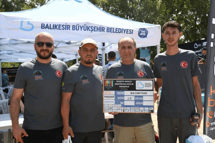 Balıkesir’de Olta Balıkçılığı Yarışması Coşkusu