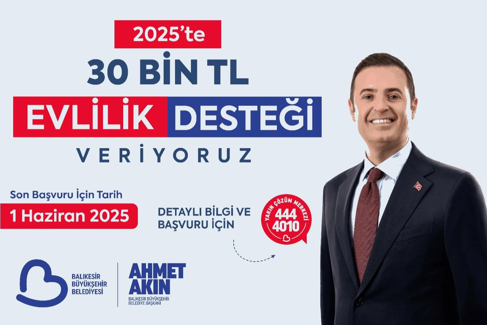 Balıkesir’den Yeni Çiftlere 30 Bin TL Destek!