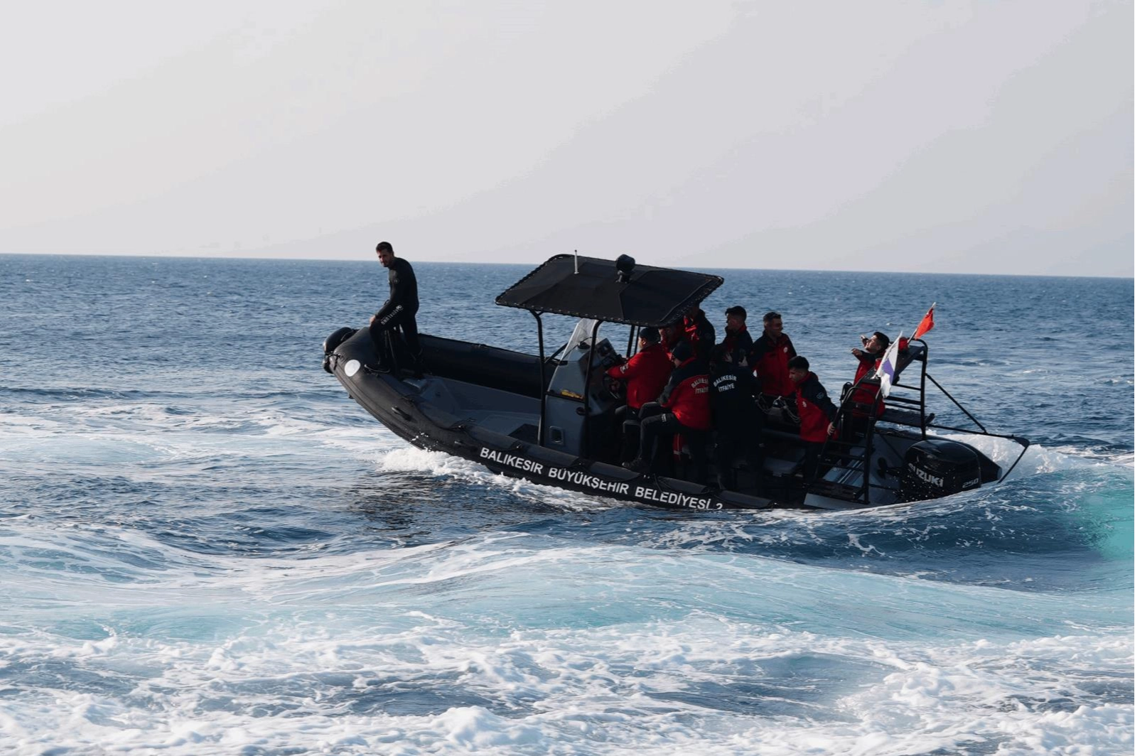 Balıkesir İtfaiyesi’nden Su Altı Kurtarma Eğitimi