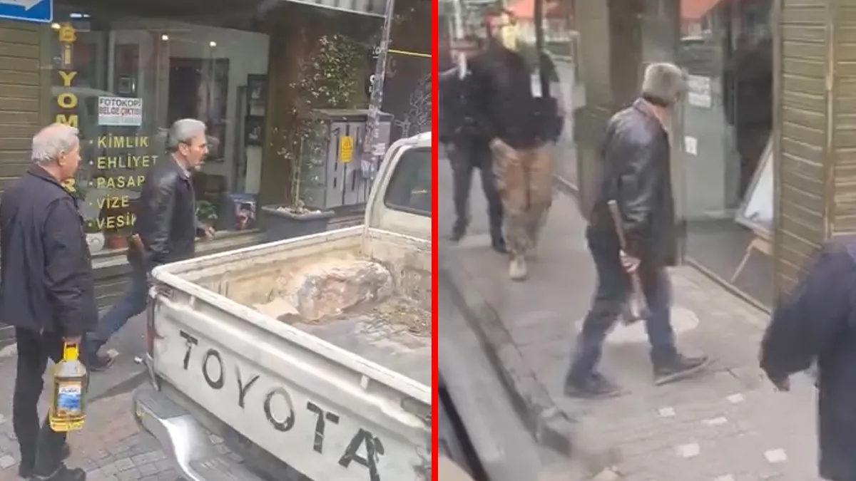 Baltalı Tehdit: Otobüs Şoförüne Saldırı Anları!