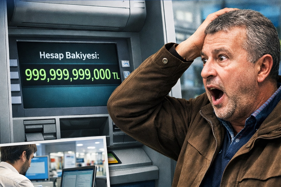 Bankamatikte 999 Milyar TL Gören Vatandaş Şokta!