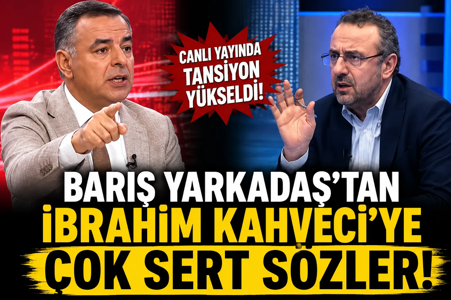 Barış Yarkadaş’tan İbrahim Kahveci’ye çok sert sözler!