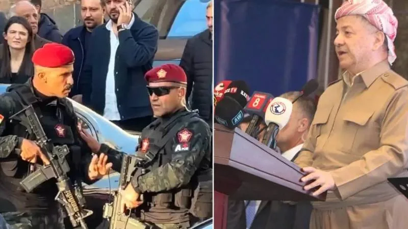 Barzani’nin Silahlı Koruması AKP’de Tartışma Yarattı