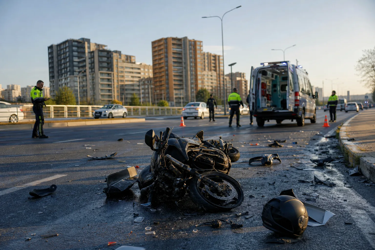 Başakşehir’de Motosiklet Kazası: 1 Ölü, 1 Yaralı