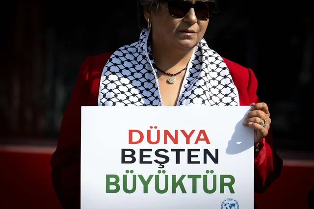 Türkiye Basın Federasyonu, İsrail Başbakanı Netanyahu'yu protesto etti