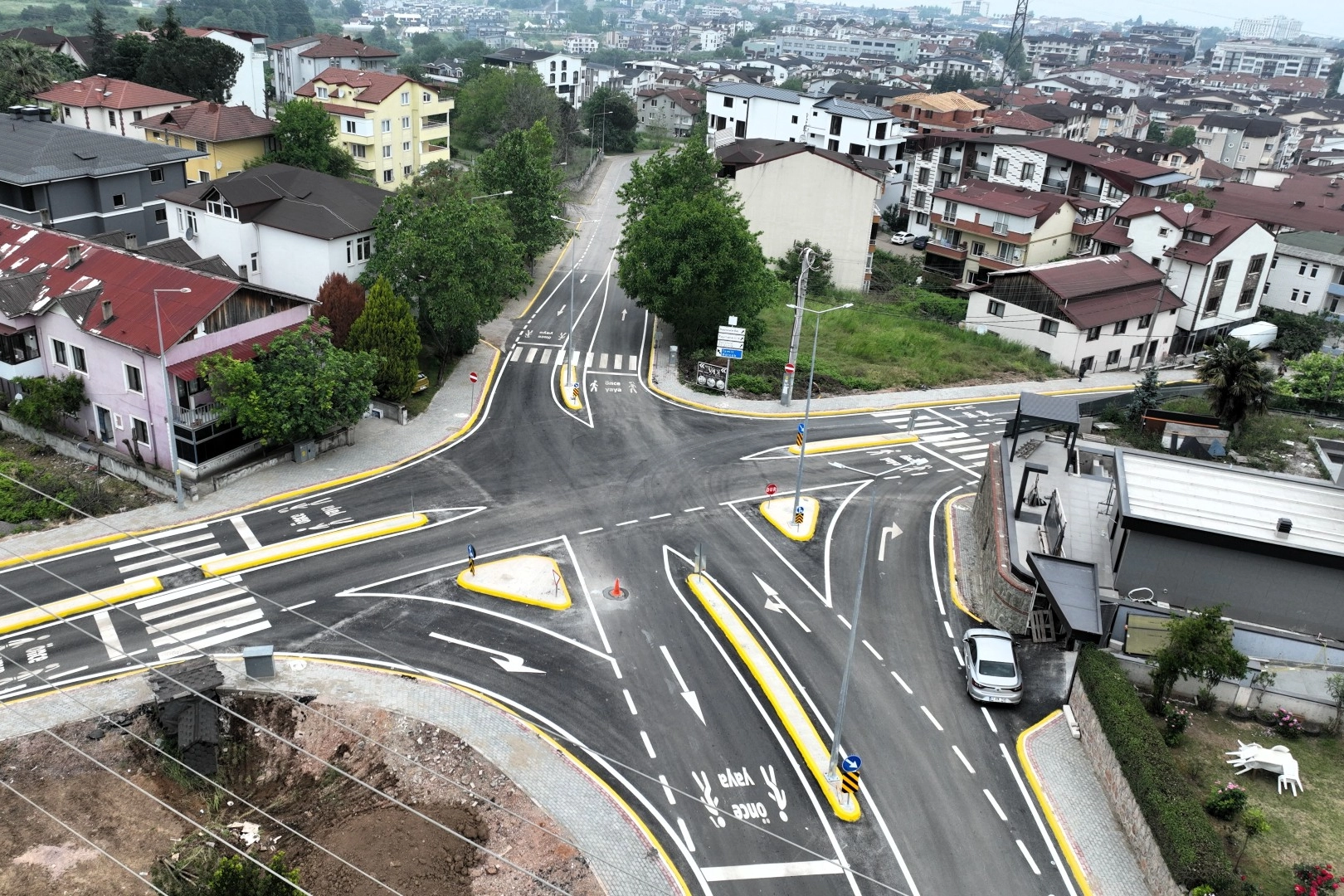 Başiskele’de Yeni Kavşak ile Trafik Güvenliği Artıyor