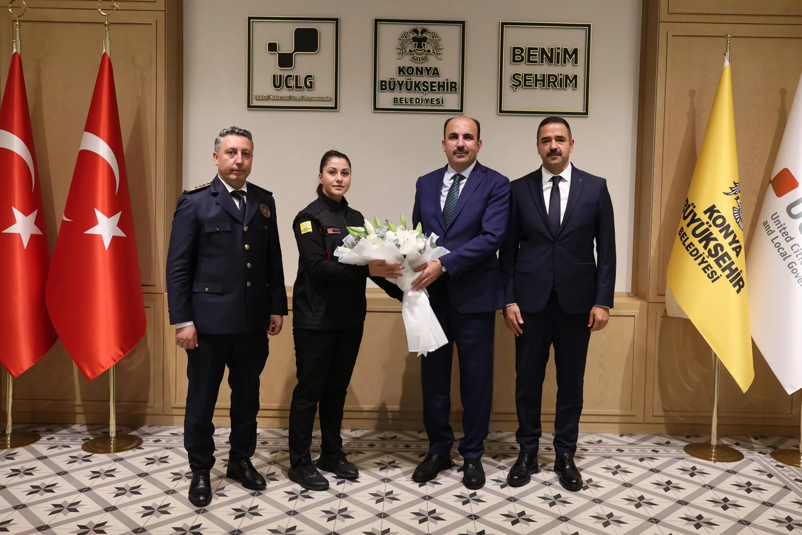 Başkan Altay’dan İtfaiyecilere Teşekkür Ziyareti