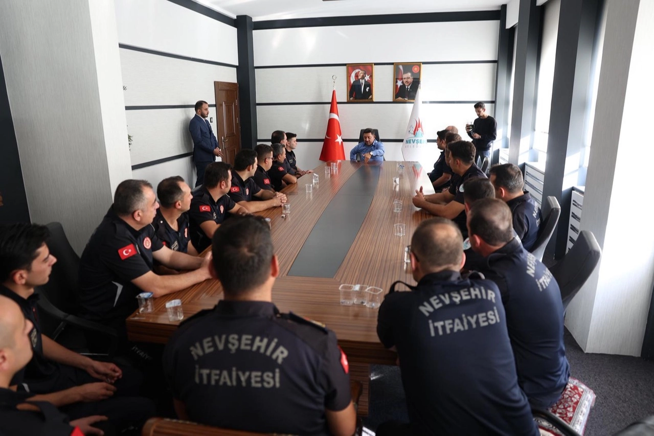 Başkan Arı, İtfaiyecilik Haftası’nda İtfaiyecileri Ağırladı