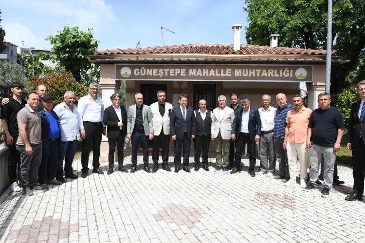 Başkan Aydın, Güneştepe’de Vatandaşlarla Buluştu