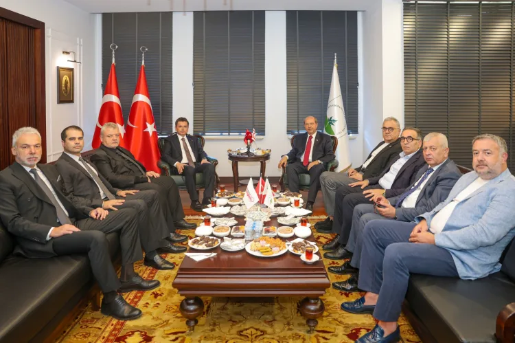 Başkan Aydın, KKTC Cumhurbaşkanı Tatar’ı Ağırladı