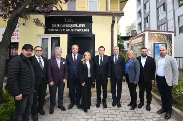 Başkan Aydın, Sırameşeler’de Vatandaşla Buluştu