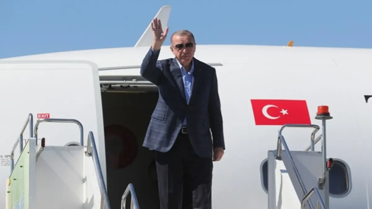 Başkan Erdoğan Astana’dan Türkistan’a Geçti