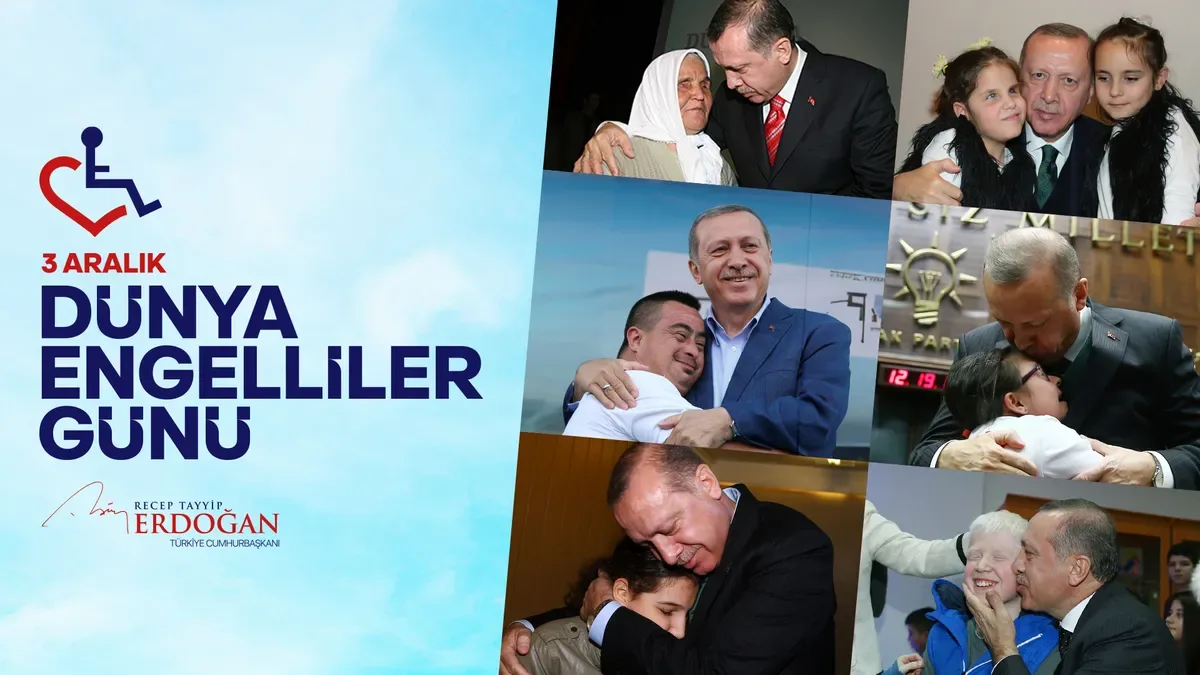 Başkan Erdoğan’dan Engelliler Günü Mesajı