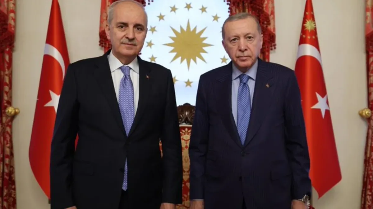 Başkan Erdoğan, Kurtulmuş ile Görüştü