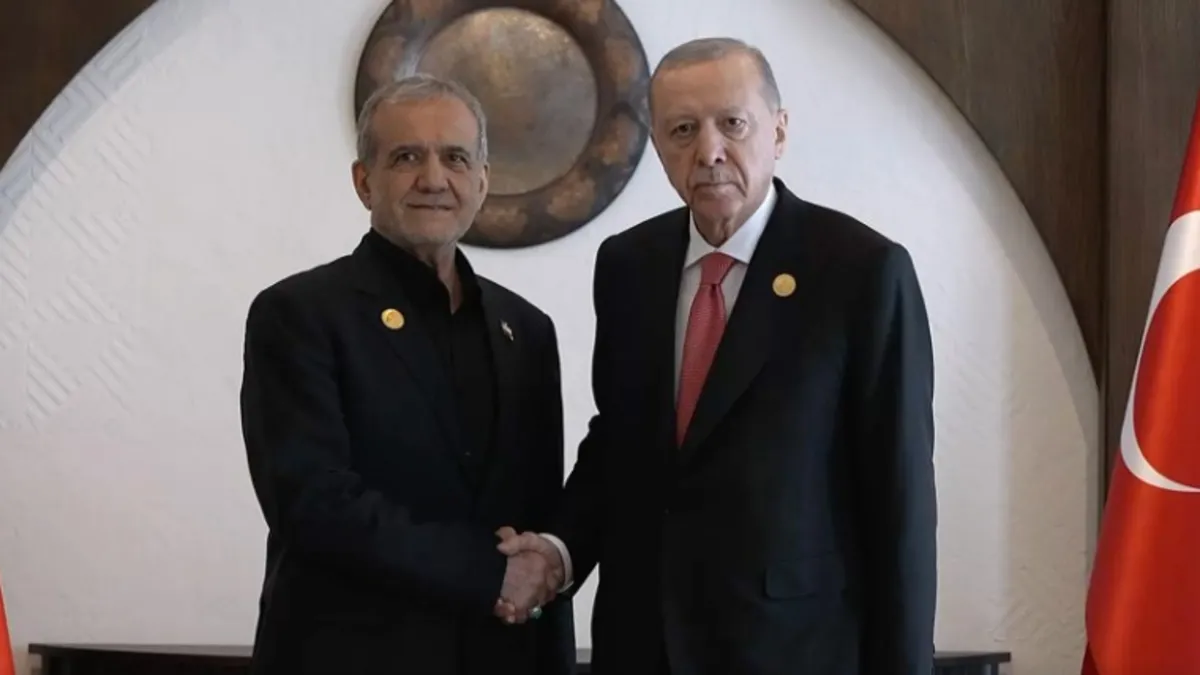 Başkan Erdoğan, Pezeşkiyan ile kritik görüşme yaptı!