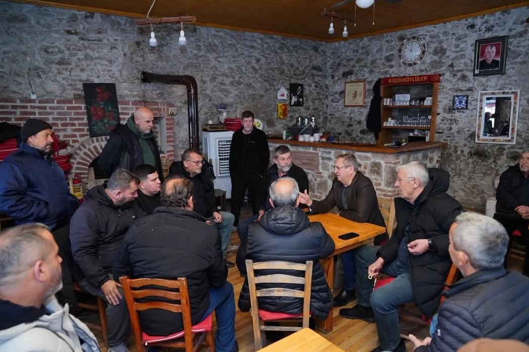 Başkan Ergin’den Yeni Yıl Ziyareti: Esnafla Buluştu