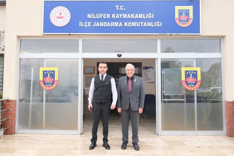 Başkan Özdemir’den Jandarma Komutanına Ziyaret