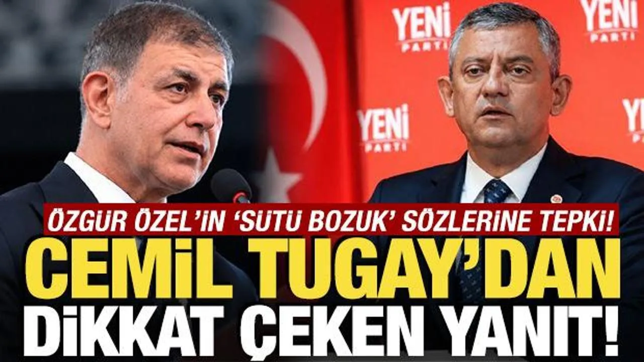Başkan Tugay’dan Özgür Özel’e Sert Yanıt!