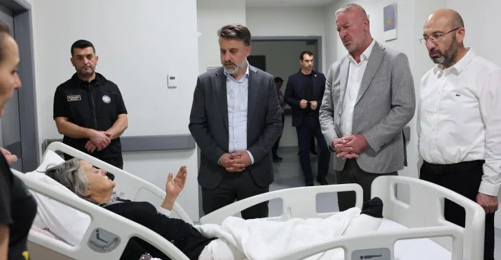 Başkan Vekili Biba, acı günde vatandaşları yalnız bırakmadı