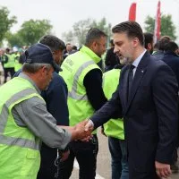 Başkan Vekili Biba, Büyükşehir ailesiyle bayramlaştı