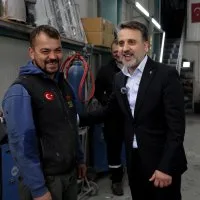 Başkan Vekili Biba'dan 1 Mayıs'ta görev başındaki emekçilere ziyaret