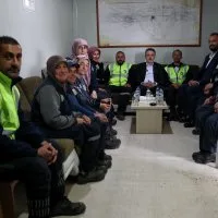 Başkan Vekili Biba'dan 1 Mayıs'ta görev başındaki emekçilere ziyaret