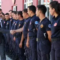 Başkan Vekili Şahin Biba'dan İtfaiye personeli’ne bayram ziyareti