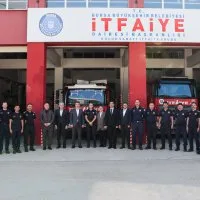 Başkan Vekili Şahin Biba'dan İtfaiye personeli’ne bayram ziyareti