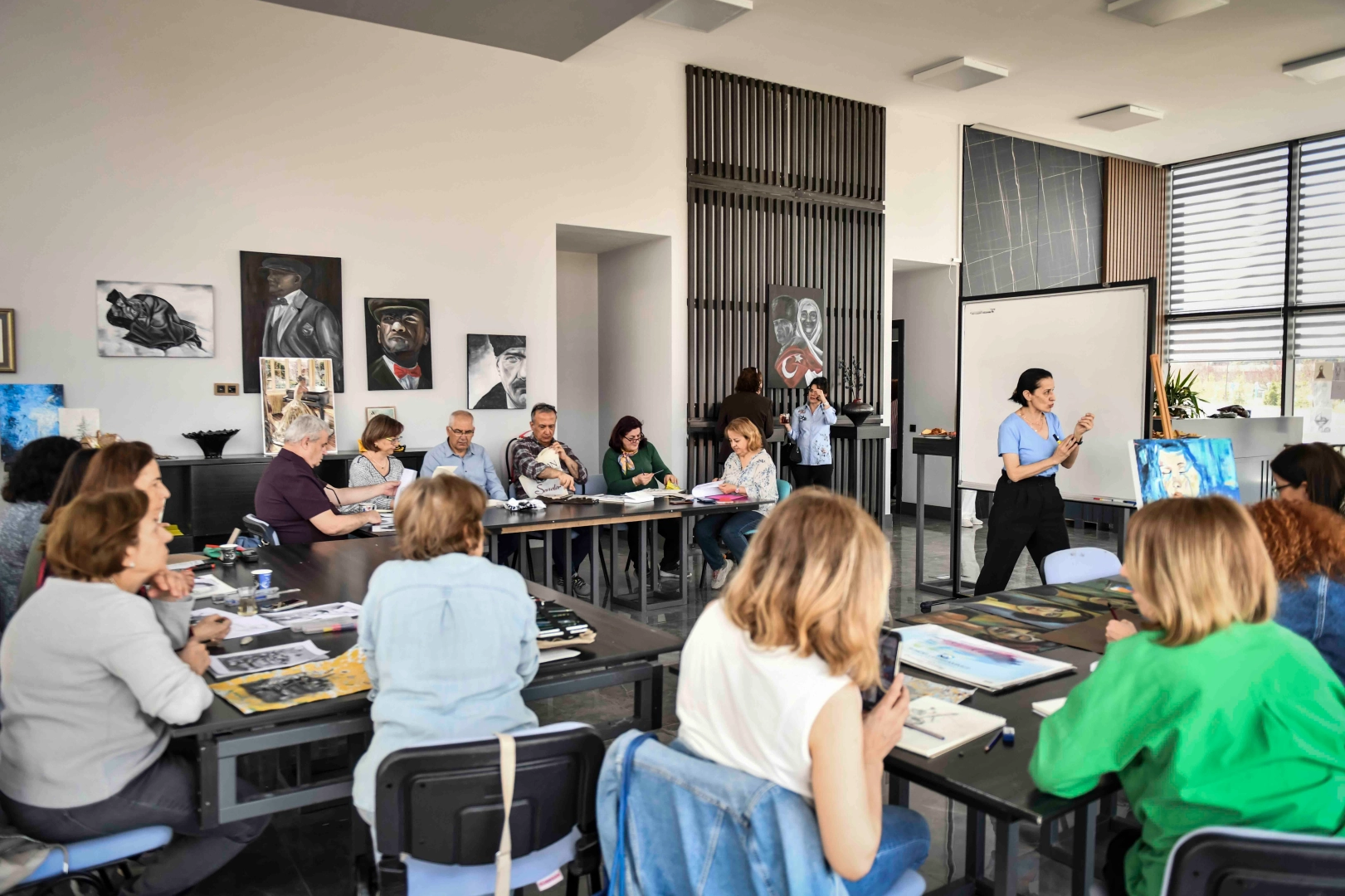 Başkent’te Ücretsiz Sanat Kurslarına Yoğun İlgi!