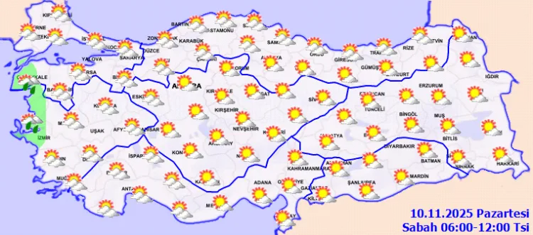 Batı Kıyılarında Sağanak Yağış Uyarısı!