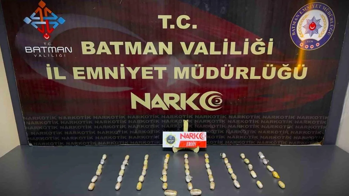 Batman’da Otobüste 2.7 Kilo Uyuşturucu Ele Geçirildi