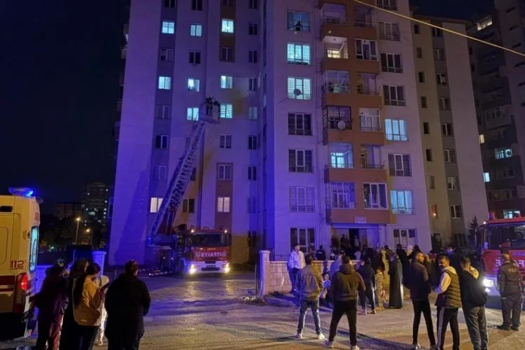 Battalgazi’de Apartman Yangını, Sakinler Panik İçinde!