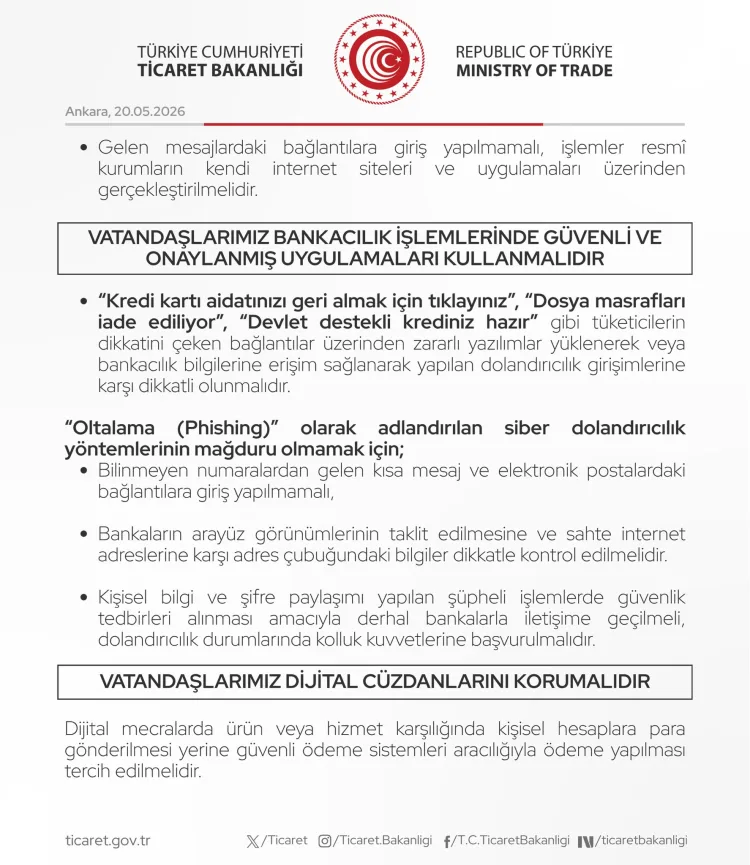 Bayram Öncesi Dolandırıcılığa Dikkat!