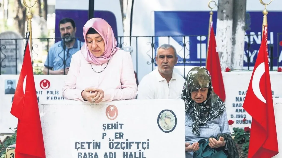 Bayramda Şehitliklere Akın: Gözyaşları ve Dualar