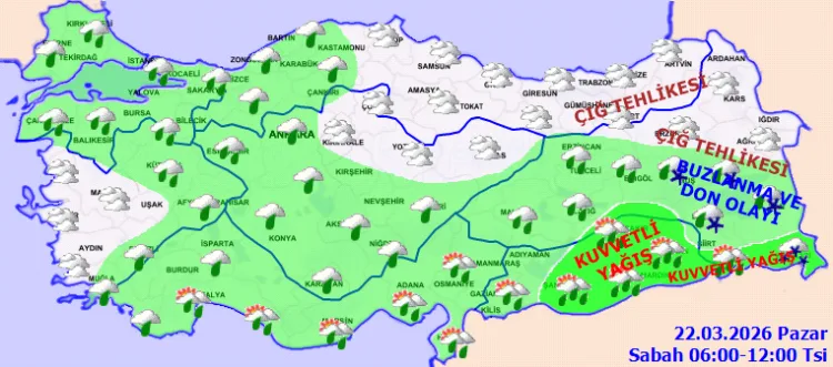 Bayramda Soğuk ve Yağışlı Hava Etkili Olacak!