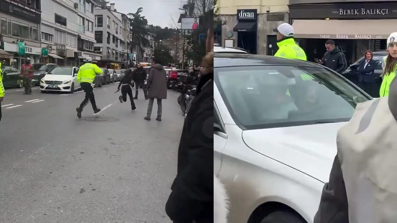 Bebekte Trafiği Kapatıp Dans Eden Kadın Hastaneye!