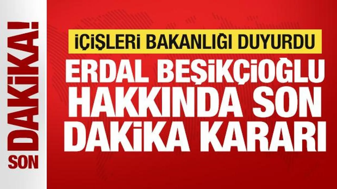 Belediye Başkanı Beşikçioğlu Görevden Uzaklaştırıldı