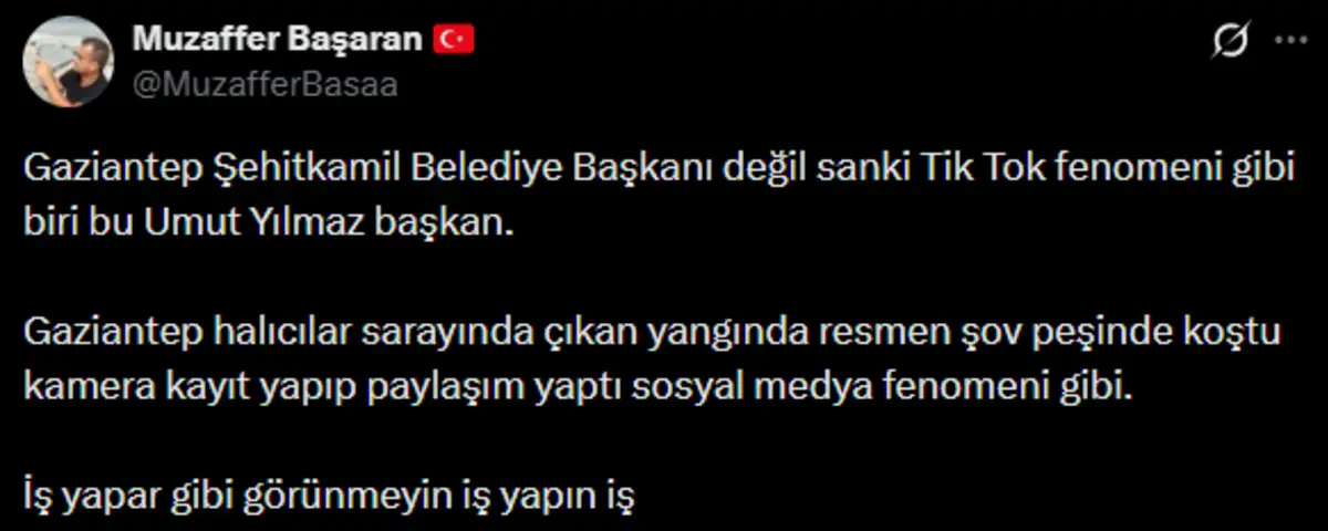 Yangına gitti, video paylaştı! Belediye Başkanı Yılmaz a şov tepkisi: Sanki TikTok fenomeni 5