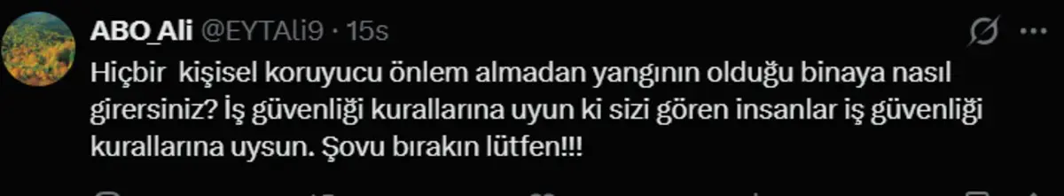 Yangına gitti, video paylaştı! Belediye Başkanı Yılmaz a şov tepkisi: Sanki TikTok fenomeni 4
